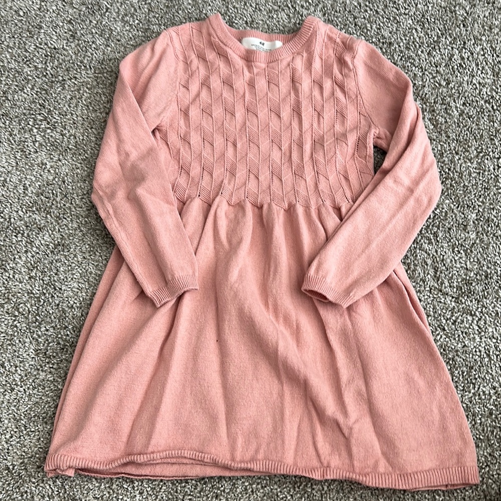 H and M sweater dress girls
